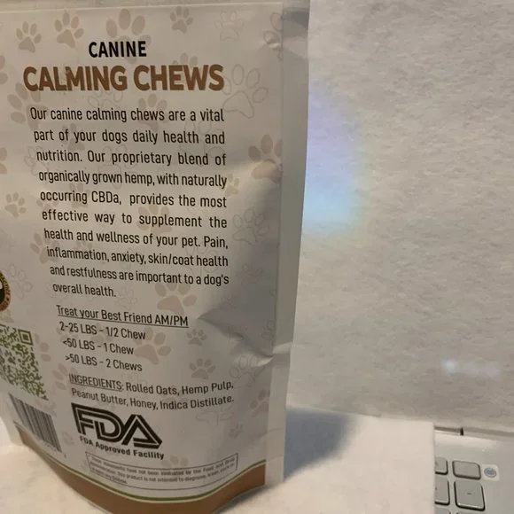 CANINE CALMING CHEWS 600MG ( Free Shipping on all of Canine Products.) - Picture 5 of 5